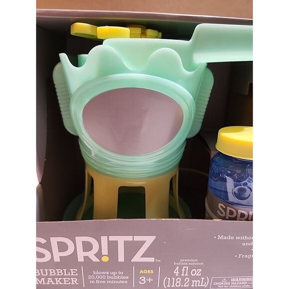 Spritz Bubble Maker Set 20,000 Bubbles in Five Minutes 4 oz Bubbles - Picture 4 of 8